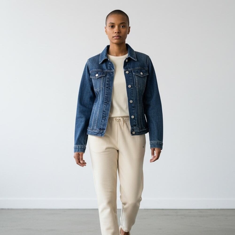 GAP Icon Women's Denim Jacket-Trucker-Sz. S-Medium Wash